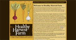 Desktop Screenshot of healthyharvestfarmcsa.com
