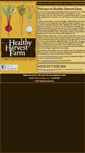 Mobile Screenshot of healthyharvestfarmcsa.com
